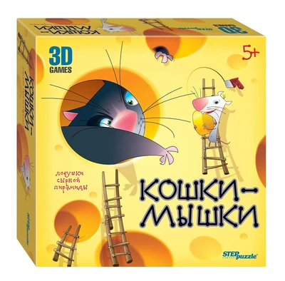 Настольная игра "Кошки-мышки. Ловушки сырной пирамиды" # 76099