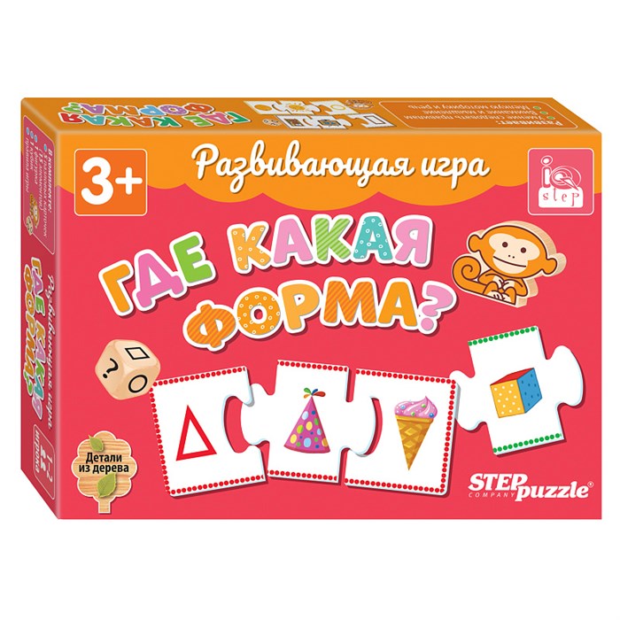 Развивающая игра "Где какая форма?" (IQ step) # 89860