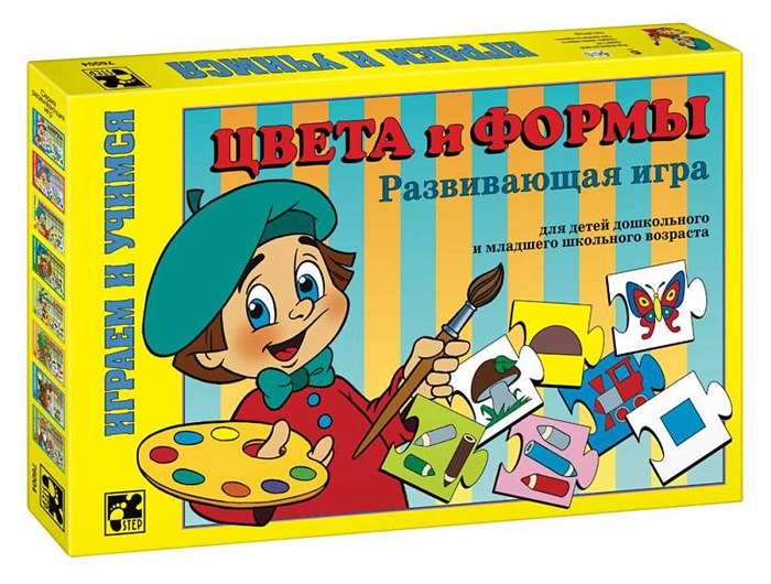 Игра Цвета и формы детская настольная # 76004
