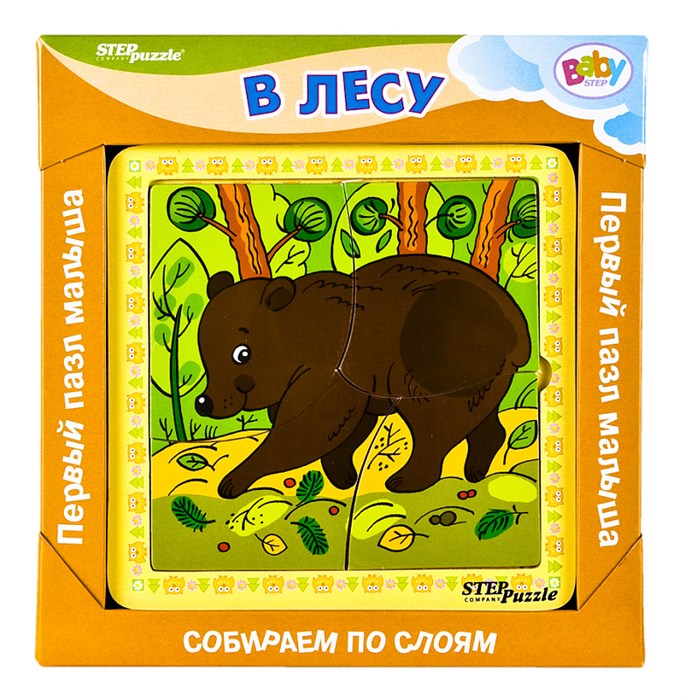 Первый пазл малыша - 2. В лесу (Baby Step) # 89014