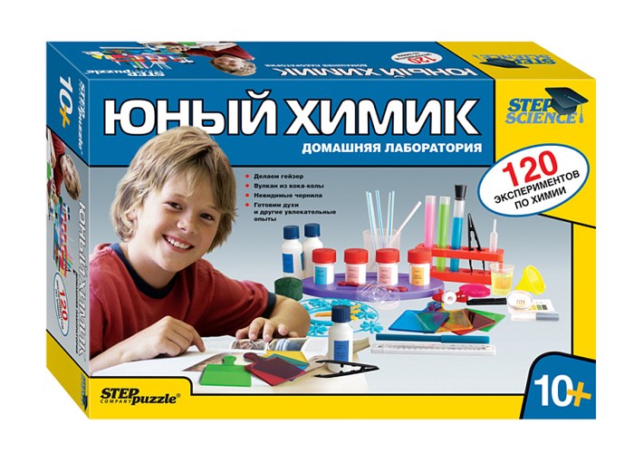 Юный химик. Домашняя лаборатория (Step Science) # 76094