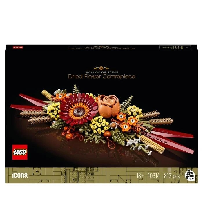 Lego Icons Quruq gullar kompozitsiyasi 61101403