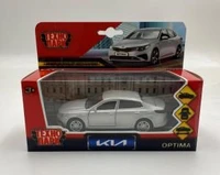 Машина металл KIA OPTIMA длина 12 см, двери, багаж, инерц, серебристый, кор. Технопарк OPTIMA-12-SR (72)