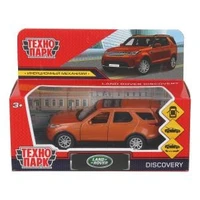 Машина металл LAND ROVER DISCOVERY 12 см двер, баг, инер, золотой, кор. Технопарк DISCOVERY-GD (72)