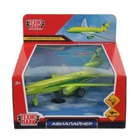 Модель металл свет-звук АВИАЛАЙНЕР 19,5см, кор. Технопарк 1792841S-R (24)