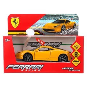 Модель металл звук ferrari 458 italia 14 см, двери, багажник. инерция кор. Технопарк 1651430-R