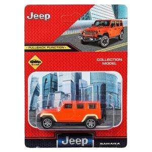 Машина металл jeep WRANGLER SAHARA, 7,5 см, инерция, блистер 2306C0667-R6