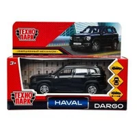 Машина металл HAVAL haval dargo,дл 12 см, дв,багаж,инер, черный, в кор. Технопарк DARGO-12-BK