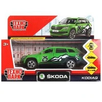 Машина металл SKODA KODIAQ СПОРТ длина 12 см, двери, багаж, инерц, кор. Технопарк KODIAQ-S (72)