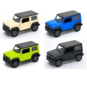 Машина металл 4.75" suzuki JIMNY инерц. открыв. двери, цвет в ассорт. в дисплее 43810D