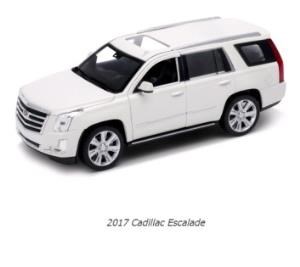 Машина металл 1:24 2017 cadilac ESCALADE  в кор 24084W
