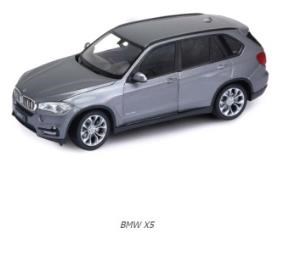 Машина металл 1:24 BMW xs  в кор 24052W