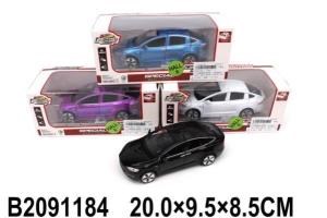 Машина металл. инерц. свет+звук, цвет в ассорт. 636 в кор. B2091184
