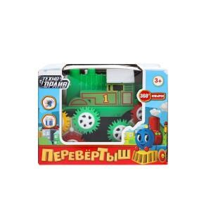 Машина-перевертыш на бат.поезд, кор.12*10*9см ТЕХНОДРАЙВ 1305B105-R