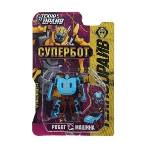 Робот СУПЕРБОТ, трансформирующийся в машину, асс.кор.22,5*15*5см ТЕХНОДРАЙВ B2155736-R