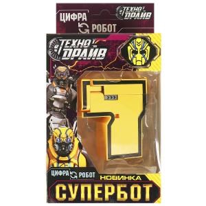 Робот трансформирующийся в цифру 7, кор.10,5*19*6см ТЕХНОДРАЙВ ZY1178643-R7