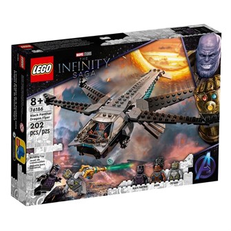 Конструктор LEGO Super Heroes Корабль Черной Пантеры. Дракон 76186 39680690