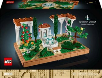Конструктор детский LEGO Icons Springbrunnengarten 10359 193307482