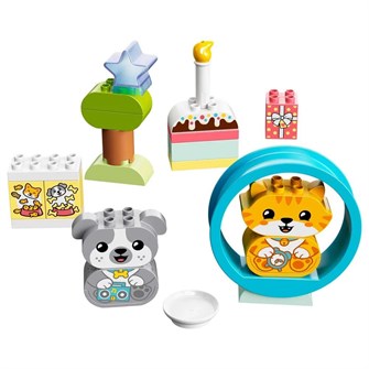 Детский конструктор LEGO 10977 DUPLO - Щенок и Котенок со звуковыми эффектами, 18 месяцев+ 54619446