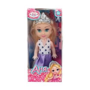 Кукла Анечка 12 см, акс, кор КАРАПУЗ ANNA-SP3-BOX-25-NW