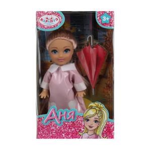 Кукла Аня 12 см, акс., кор КАРАПУЗ ANNA-F1-BB (24) (120)