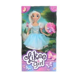 Кукла 30 см, руки и ноги сгиб, расческа LIKEE GIRL LG-D29-097689-1-RU