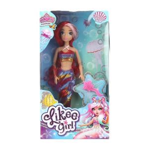 Кукла 30 см, руки и ноги сгиб, расческа LIKEE GIRL LG-D29-097687-1-RU