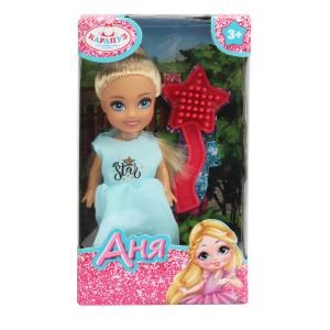 Кукла Аня 12 см, акс., кор КАРАПУЗ ANNA-BF8-BB (120)