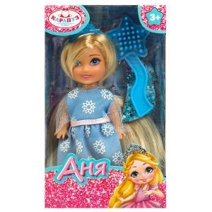 Кукла Аня 12 см, акс., кор. КАРАПУЗ ANNA-P4-BB
