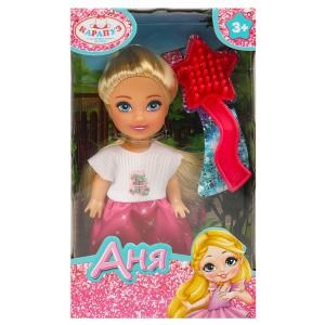 Кукла Аня 12 см, акс., кор КАРАПУЗ ANNA-C9-BB