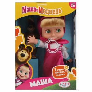 Кукла Маша и Медведь маша 25см, озвуч, медведь, кор КАРАПУЗ 83034S23