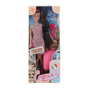 Кукла 29см София, руки и ноги сгиб., акс, кор. КАРАПУЗ 66001TR-RM-25-S-BB