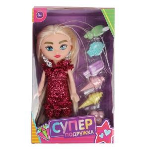 Кукла супер подружка 15 см, аксессуары No name MINI-SG5-RU
