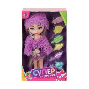 Кукла супер подружка 15 см, аксессуары No name MINI-SG2-RU