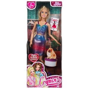 Кукла 29см София, руки и ноги сгиб., кор КАРАПУЗ 66001BOX-C30-S-BB (24)
