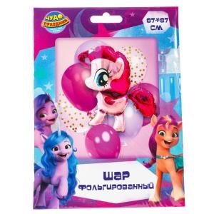 Шар фольгированная фигура пони 87*87 см ЧУДО ПРАЗДНИК FBF-113336-MLP