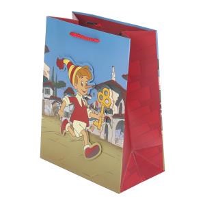 Пакет подарочный аппликация СОЮЗМУЛЬТФИЛЬМ м,буратино,190 гр/м2 ЧУДО ПРАЗДНИК PM-130212-BU