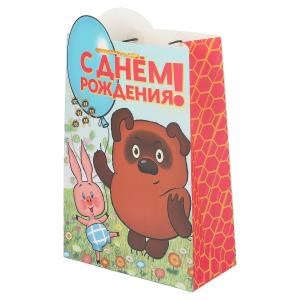 Пакет подарочный СОЮЗМУЛЬТФИЛЬМ ml,винни пух,вырубка,190 гр/м2 ЧУДО ПРАЗДНИК PML-130062-VP