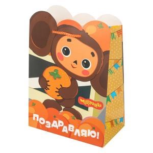 Пакет подарочный вырубка СОЮЗМУЛЬТФИЛЬМ м,190 гр/м2 ЧУДО ПРАЗДНИК PM-128870-CH