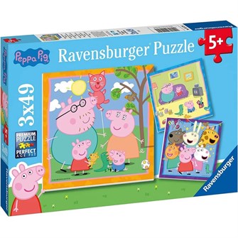 Пазл Ravensburger Peppa Pig Triple 108246965