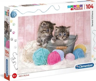 Пазл Clementoni Super Kolor Сладкие котики 140368579