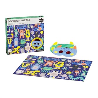 Пазл Petit Collage Decoder Puzzle Monster Party 108233215