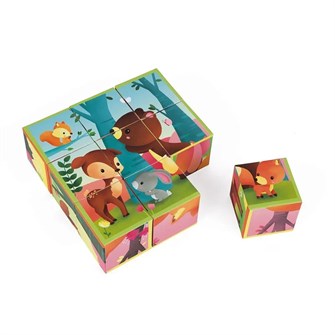 Игрушка Janod Кубики лесные животные 145180728