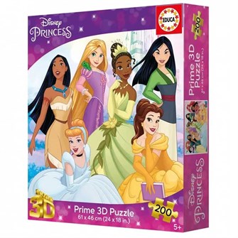 Пазл Educa Disney принцессы 3D 167769564