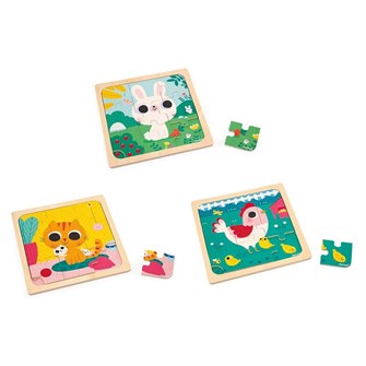Пазлы Janod Trio Puzzle 126382420