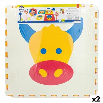 Коврик-паззл Colorbaby 4 Предметы Животные 118 x 118 cm EVA (2 штук) 117782544