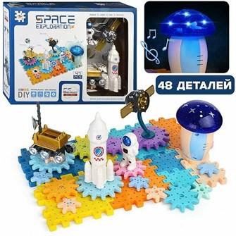 Конструктор Oubaoloon «Космическая станция-1» (48 деталей) 205717