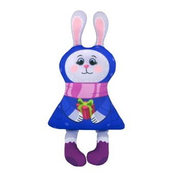 Игрушка Зайченок с подарком 01 АБС7414