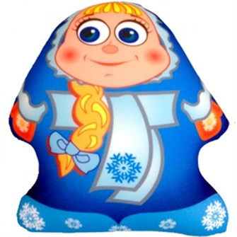 Игрушка Снеговик Аленка синяя Аи06сне02