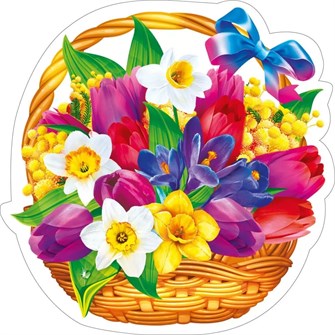 Украшение на скотче "Весенняя корзина" 080.938 080.938